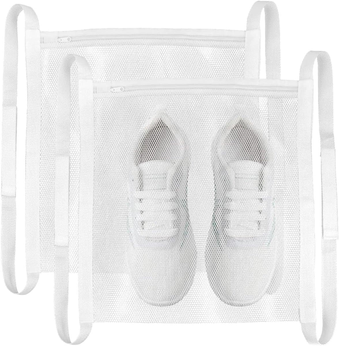 Waszakken 40x40 cm - Mesh stof - Voor schoenen en kleding - Veilig wassen en drogen - ShopVlot — afbeelding 1