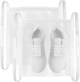 Waszakken 40x40 cm - Mesh stof - Voor schoenen en kleding - Veilig wassen en drogen - ShopVlot — thumbnail 1