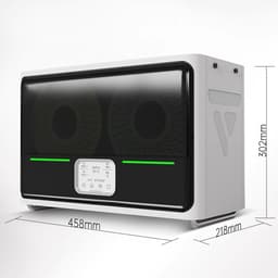 Filament Droger - Ontvochtiger - 3D Printen - LCD Touchscreen - 4 Spoelen - Zwart — thumbnail 3