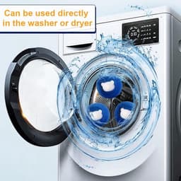 Dailygoody - Haarvanger wasmachine - Herbruikbaar - Anti-klitten - 8 stuks - Wasbal — thumbnail 2