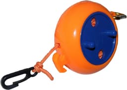 Waslijn Outdoor - Reistouw - Kleding Drogen - Winddicht Ontwerp - 8 Meter - Oranje — thumbnail 5