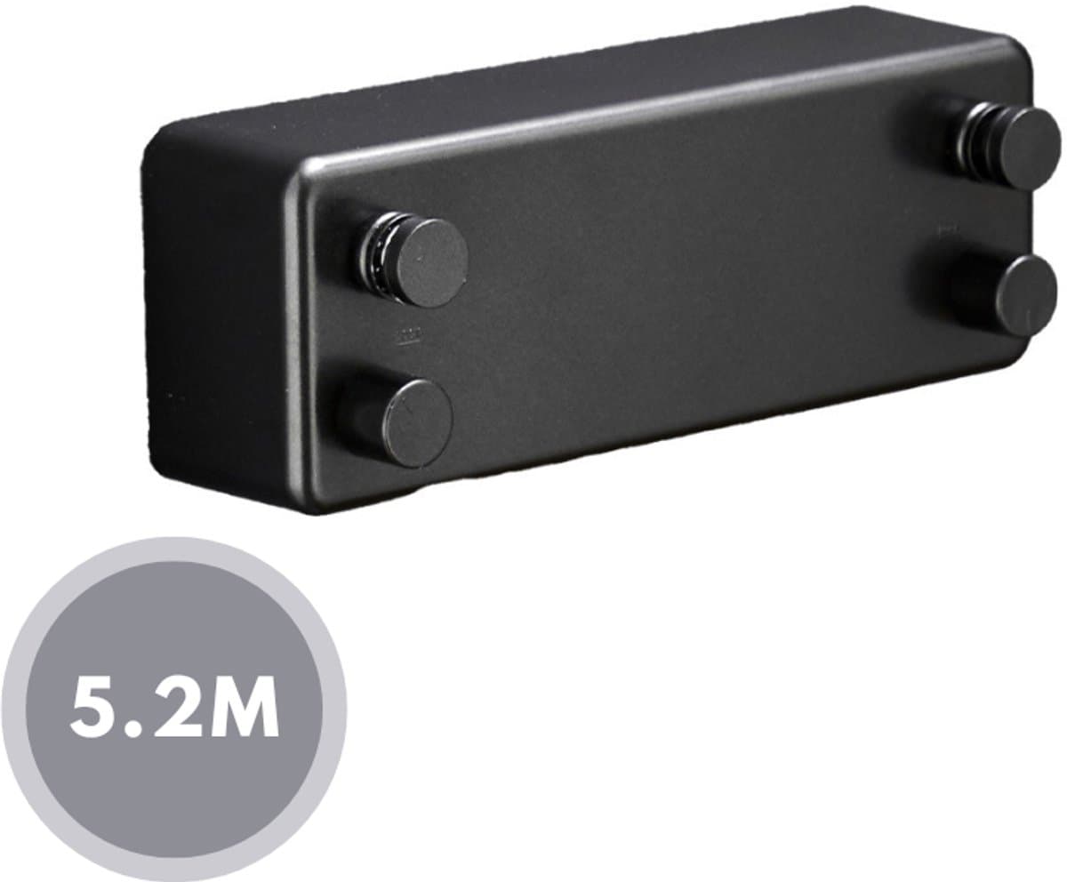 Livista Uittrekbare Waslijn – 10,4M Totale Lengte（2 x 5,2M） – Tot 20 kg – Sterke Stalen Kern – Drooglijn – Zonder Boren – Gelijkmatig Oprolbaar – Binnen & Buiten — afbeelding 1