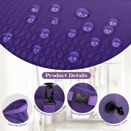Ruimtebesparende Waszak voor Reizen, Waterdichte Opbergtas voor Vuile Kleding, Geurvrije Organizer voor Zwemkleding, Yoga en Kamperen — thumbnail 2