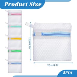 Waszakken, draagbare waszakken voor wasmiddelpods, geurparels, beschermende zakken voor wasmachines, ideaal voor het wassen van kleding — thumbnail 3
