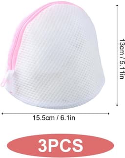 - Waszak voor Ondergoed - Waszakken voor BH's - Lichtgewicht en Duurzaam - Roze - Zakjes voor Sokken en Ondergoed - Perfect voor Wassen en ... — thumbnail 2