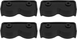 - Pop-up tuinhuisje connector - Vervangingsdeel - Rechthoekige beugel - Geschikt voor tenten - Zwarte connector 4 stuks, terrasparasol, tuinmeubilair - Tuinaccessoires — thumbnail 1