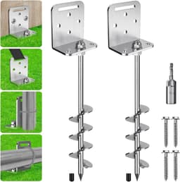 Tentpennen Heavy Duty 51cm - Metaal - Sterke grondankers - Ideaal voor camping - ShopVlot — thumbnail 1