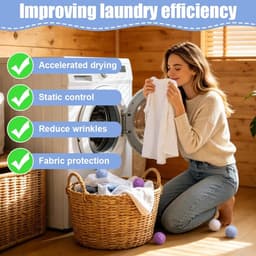 Solidchoice - Set van 6 Herbruikbare Droogballen voor de Wasmachine — thumbnail 5