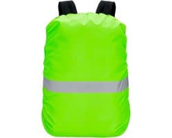 rugzakhoes met reflectoren, regenbescherming voor kinderrugzakken, robuuste voering, scheurvast, inhoud 18 tot 30 l, voor schoolrugzakken, ideaal voor school, dagelijkse fietsen