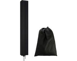 Droogmolenhoes - Beschermhoes voor Roterende Wasdrogers - Waterdicht met Ritssluiting - Beschermhoes voor Roterende Wasdrogers - 165 * 16 * 16cm - zwart