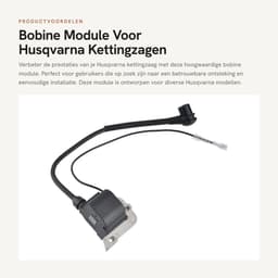 Dailygoods- Bobine Vervanging voor Husqvarna 50/51/55/61/254/257/261/262/266/268/272/272XP - OEM-onderdeel - 1 x Bobine met Draad - Kettingzaag Accessoire - Hoogwaardige Kwaliteit - Ontstekingsmodule — thumbnail 1