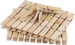 Houten Wasknijpers Set van 400 Stuks, 6x1cm Kledingclips voor Kleding, Sokken, Foto's en Knutselen — thumbnail 1