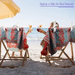 Thijox - 6 stuks strandhanddoekclips, winddicht en grote wasknijpers voor strandhanddoeken, ligstoelen, vakantie, zwembad, siliconen binnenvulling, an — thumbnail 3