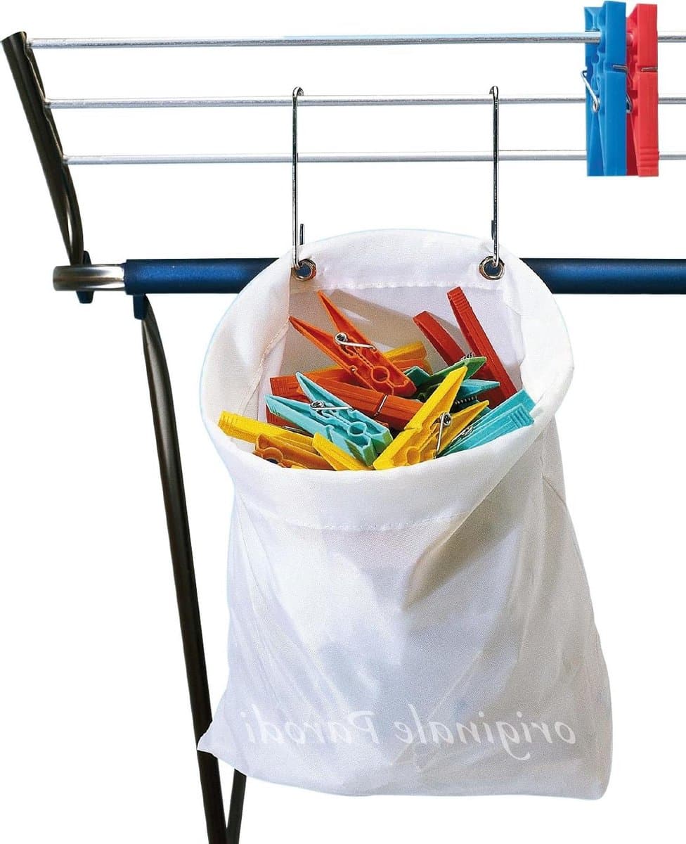Klemmenhanger - Waslijn Accessoire - Kleding Drogen - Hangsysteem - 27 x 30 cm - Diverse kleuren — afbeelding 1