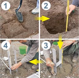 H-paalanker - Paaldrager Grondanker - Houtbouw Projecten - Stabiele Constructie - 600 mm Lengte - Metaal — thumbnail 4