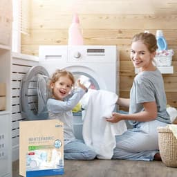 Textielverf Vellen - Wasmachine Verf Kleurhersteller - Kleding Opfrissen - Individueel Verpakt - 10 Vellen - Wit — thumbnail 3
