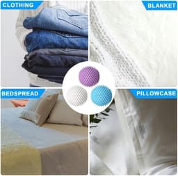 8 stuks drogerballen wasbal, drogerballen wasballen voor wasdroger wasbal voor wasmachine Herbruikbare drogerballen droger bal wasdroger bal voor thuis kledingreiniging — thumbnail 2