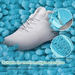 Waszakken, Schoenwaszak voor wasmachine, waszak voor schoenen met rits, waszak voor schoenen voor wasmachine, geschikt voor alle schoenen en maten (azul, 2) — thumbnail 4