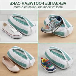 Schoenwaszakken voor Sneakers - Set van 2, Waszak voor de Wasmachine, 360 Graden Reiniging en Bescherming van Schoenen — thumbnail 2
