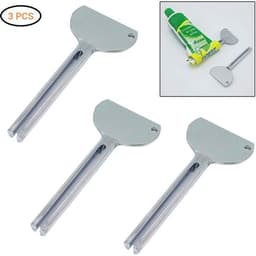 Buis Squeezer - 3 Stuks - Metalen Tandpasta Dispenser - Duurzaam Ontwerp - Geschikt voor Crèmes - Vermindert Afval - 84x37mm - Tandpasta Knijper — thumbnail 2