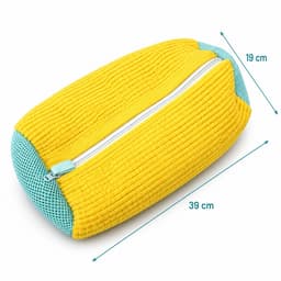 Schoenenwaszak – 2 Stuks – Schoenen Waszak voor Wasmachine & Droger – Sneaker Waszak – Schoenreinigingszak – Herbruikbaar – Geel — thumbnail 5