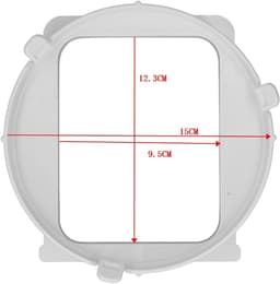 1 stuk - Aansluiting voor draagbare airconditioner - Adapter voor afvoerslang van airconditioner - Aansluiting/interface voor afvoerslang van de KY25 draagbare airconditioner - Buitendiameter 15 cm - Binnendiameter 12,3 x 9,5 cm - Wit — thumbnail 5