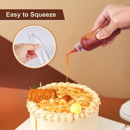 Knijpfles Set 100ml - Plastic - Lekbestendig - Handig voor Vullen - Voor DIY en Koken — thumbnail 2