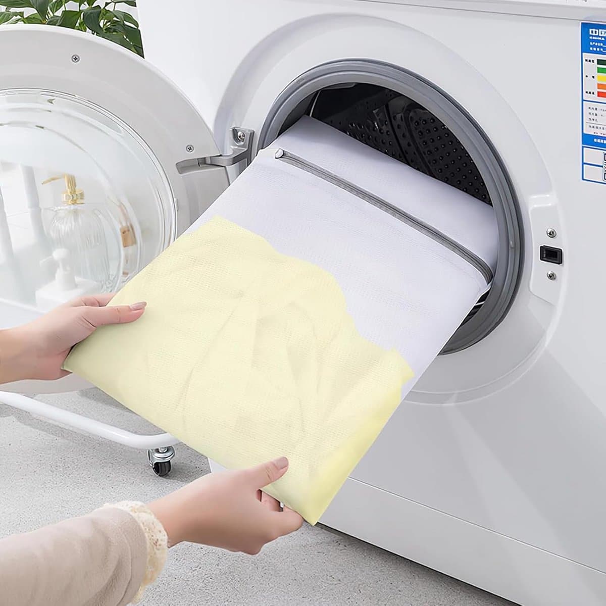 Waszakken Set - Polyester - Versterkte Ritssluiting - Duurzaam Honingraatgaas - Voor Delicate Kleding — afbeelding 1