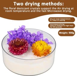 900g Silicon Silicagel Zakken Silicagel Zakken Silicagel Zakken Silicagel Zakken Silica Vocht Drogen voor Bloemen Drogen Silicagel Water Gel voor Vakantie Planten — thumbnail 4