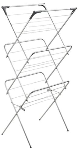 Verticale droogtoren met antislip voeten - ruimtebesparende wasdroger van metaal — thumbnail 1
