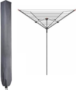 Namajunas – Waslijnhoes – 600D Wasdrogerhoes, Waterdicht, Afmetingen 180 × 18 × 18 cm, met Ritssluiting, Waterdicht en UV-beschermend, Geschikt voor Leifheit, Brabantia en Vileda drogers, Compatibel met alle modellen — thumbnail 1