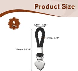 Dailygoods - 5 Stuks Hangende Theedoekclips - Zwart — thumbnail 2
