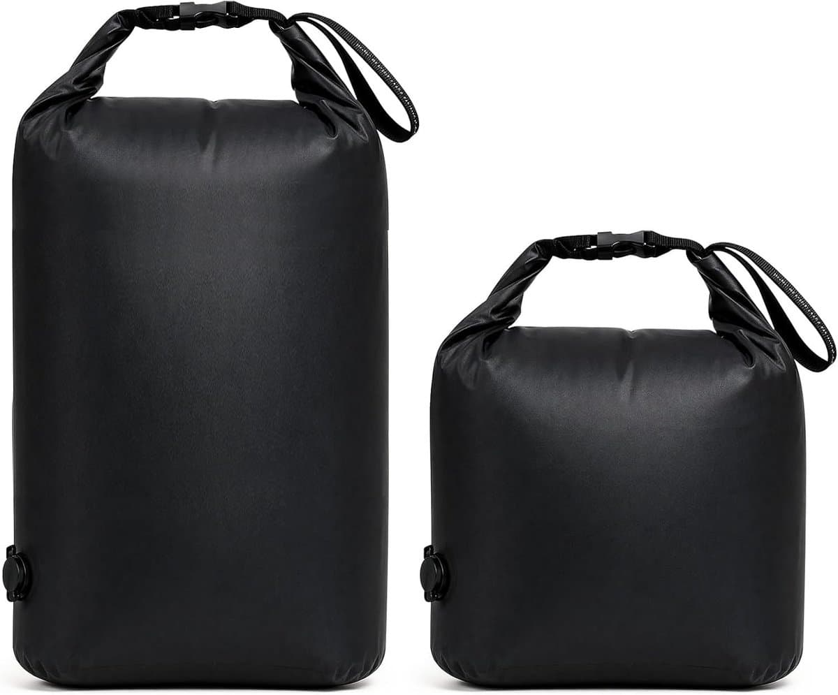 Ruimtebesparende waszak voor op reis, waterdicht en lichtgewicht, ideaal voor vuile was, zwemmen en kamperen — afbeelding 1