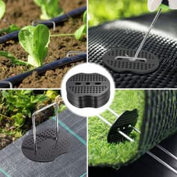 Klemmen voor Kunstgras - Zilver - U-vormige Houders - Thermisch Verzinkt Staal - Voor Tuin en Landschapsprojecten — thumbnail 3