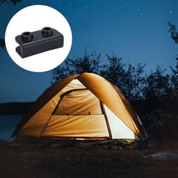 SnelShoppen - 4-delige Pop Up Gazebo Vervangingsconnector Set - Plastic Rechte Hoek 2-Weg Elleboog Connectoren - Rectangulaire Steun - ABS Materiaal v — thumbnail 2