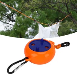 SnelShoppen - Reiswaslijn met Antislip Aluminium Gesp, 8m Drooglijn, 46kg Draagcapaciteit voor Camping, Hiking en Buitenactiviteiten — thumbnail 3