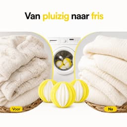 VHV Drogerballen 50 stuks - Droger Ballen Haarverwijderaar voor Wasdrogers & Wasmachine - Haarvanger Wasbollen - Anti Haar Droogballen - Wasdrogerballen - Wasballen Pluizenverwijderaar Huisdieren Wasmachine Pluis Wasbol — thumbnail 2