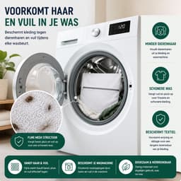 waszakken voor huisdieren– Grote Waszak 90×90 cm – Beschermt Wasmachine -Honden & Katten — thumbnail 4