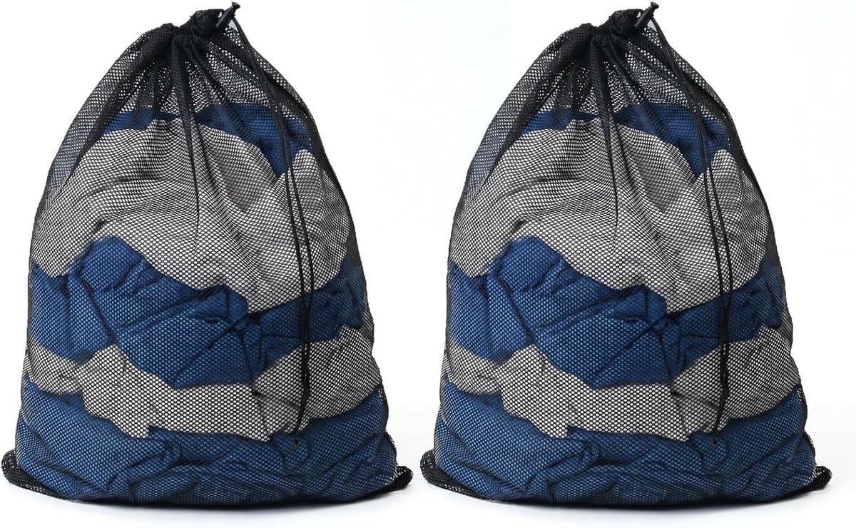 Waszakken 70 x 90 cm, fijnmazig wasnet met trekkoord voor beddengoed, knuffels en kleding, herbruikbaar en duurzaam — afbeelding 1