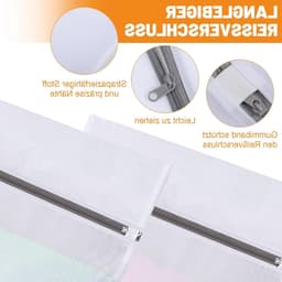 4-delige Wasnet voor Wasmachine, 30 x 40 cm Waszak met Rits voor Kleding, Ondergoed en Babykleding — thumbnail 2