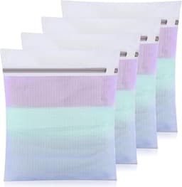 4-delige Wasnet voor Wasmachine, 30 x 40 cm Waszak met Rits voor Kleding, Ondergoed en Babykleding — thumbnail 1