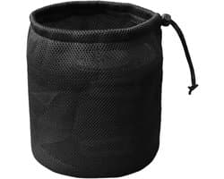 Wasknijper Opbergtas - Droogaccessoires Net - Kamperen Tuinieren - Ademend Mesh Materiaal - 29x35cm - Zwart