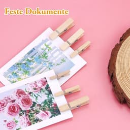 Decoratieve houten knijpers - Dailygoody mini set — thumbnail 5