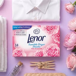 Lenor Droogtrommeldoekjes Pink Blossom 34 Sheets — thumbnail 4