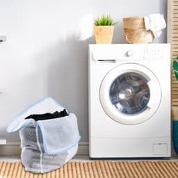 SnelShoppen - Set van 4 Herbruikbare Waszakken, Machinewasbaar, Ideaal voor Ondergoed, Handdoeken en Sjaals, Twee Maten, Blauw — thumbnail 1