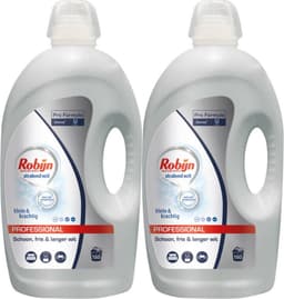 Robijn Professional Vloeibaar Wasmiddel Klein & Krachtig Witte Was 160 Wasbeurten Pro Formula - 2 x 4,32 liter - Voordeelverpakking — thumbnail 3