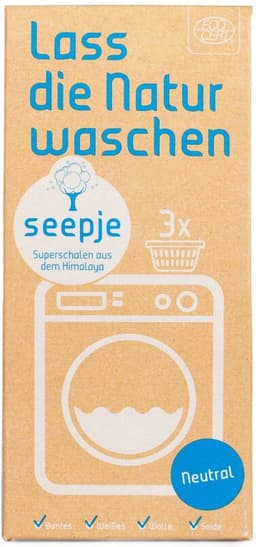 Seepje 20 doosjes, Volledig Neutraal, zeepnoten, Vegan, Natuurlijk wasmiddel, milieuvriendelijk, 3 wasbeurten per doosje. 60 Wasbeurten — thumbnail 3