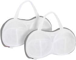 Consumerce® 2 Stuks BH Waszakken – Wit – Waszak – Wasgoed – Met Rits – Lingerie – Laundry Bag – Waszakje – Wasnet – Wasnetten – Wasnetje – Wassorteerder – Wasmachine - Waszakjes