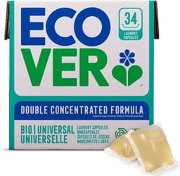 Ecover Universal - Waspods - 3 x 34 stuks - 3-in-1 werking - Dubbel geconcentreerde formule - Plantaardig & Biologisch afbreekbaar — thumbnail 4
