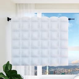 droogrek voor kleding aan de muur, droogrek voor wasgoed, ruimtebesparend intrekbaar klerenhangerrek, opvouwbaar kledingrek voor balkon, wasserij, badkamer, patio (zwart) — thumbnail 4